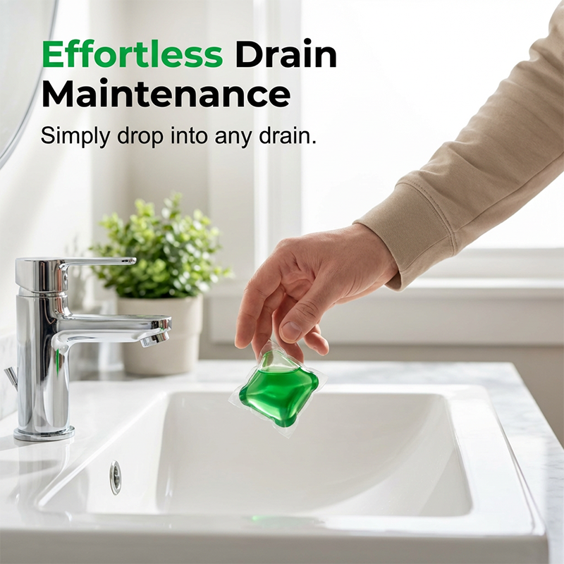 🥳2026 HOT SALE🥳💞AEXZR® 50K+ SOLD!｜Drain Deodorizer Pods – Bio‑enzyme formula neutralizes smells at the source. Instant fresh scent, no harsh chemicals. Say goodbye to embarrassing odours. 🚰✅