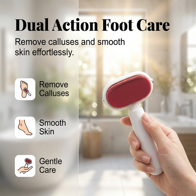 Limited Stock!!! AEXZR® Double-Sided Foot Scraper for Callus Removal