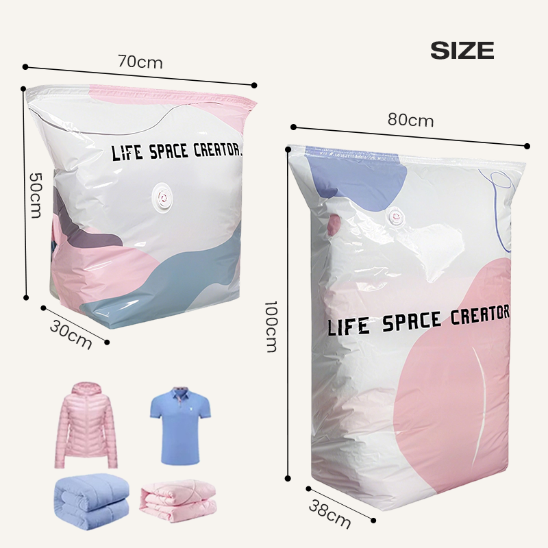 Limited Stock!!! AEXZR® 🌸Last Day Buy 2 Get 1 Free💗No-Pump 3D Vacuum Storage Bags