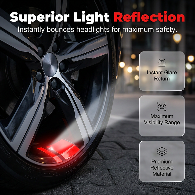 Limited Stock!!! AEXZR® Car Wheel Rim Reflective Stripes Decal