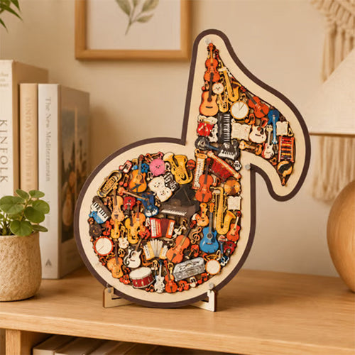 🎶AEXZR® Wooden Musical Note Jigsaw Puzzle🧩
