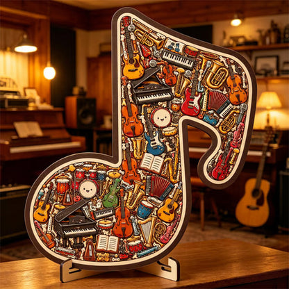 Limited Stock!!! 🎶AEXZR® Wooden Musical Note Jigsaw Puzzle🧩