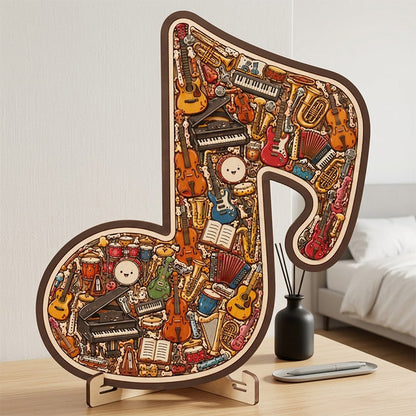 Limited Stock!!! 🎶AEXZR® Wooden Musical Note Jigsaw Puzzle🧩