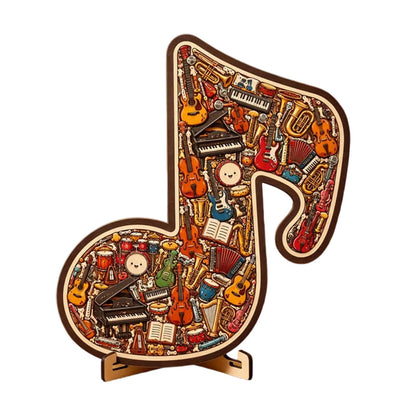 Limited Stock!!! 🎶AEXZR® Wooden Musical Note Jigsaw Puzzle🧩