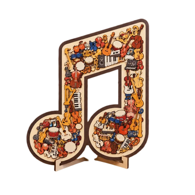 Limited Stock!!! 🎶AEXZR® Wooden Musical Note Jigsaw Puzzle🧩