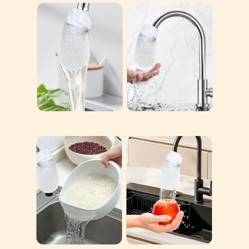 ⏰60%OFF⚡50K+ SOLD!💥AEXZR® Anti-Splash Kitchen Faucet Cotton Filter for Sediment & Rust Removal