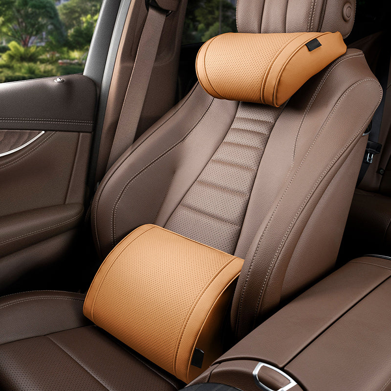 Limited Stock!!! AEXZR® 🚗Ergonomic Headrest and Lumbar Support Set for Car Seats