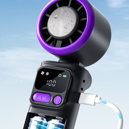 AEXZR® Portable Cooling Fan with Ice Compress Plate