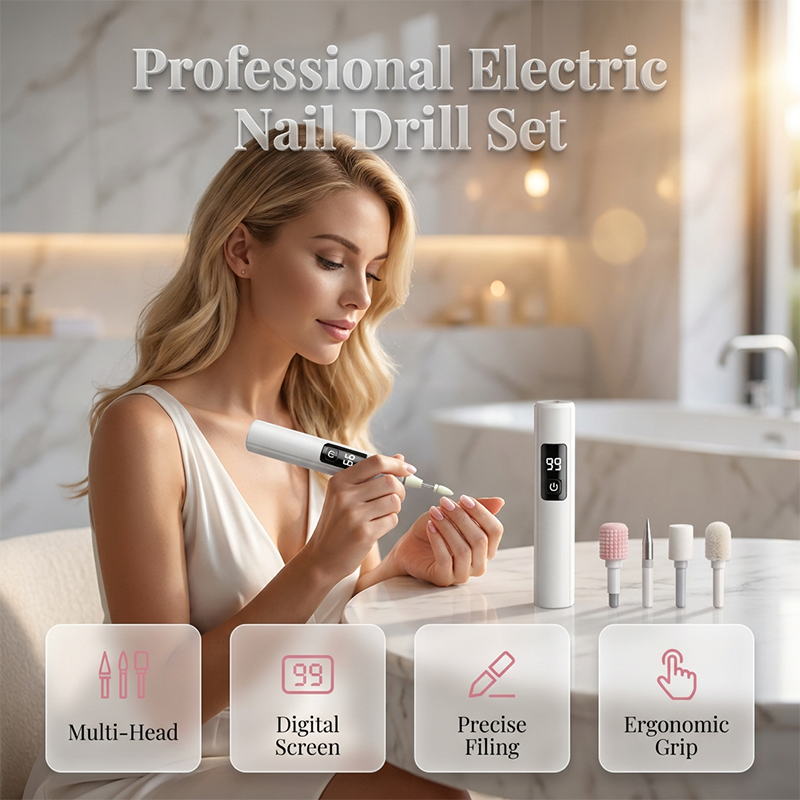 Limited Stock!!! AEXZR®🥳2026 HOT SALE🥳💞50K+ SOLD!💅✨ 50% OFF! Professional Electric Nail Polisher – Smooths thick nails, 99-speed display. Multiple heads for shaping & buffing. Salon at home! 🌟💎