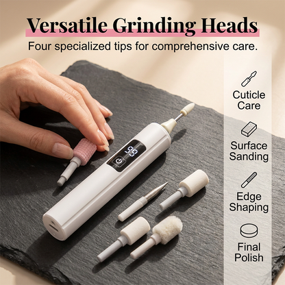Limited Stock!!! AEXZR®🥳2026 HOT SALE🥳💞50K+ SOLD!💅✨ 50% OFF! Professional Electric Nail Polisher – Smooths thick nails, 99-speed display. Multiple heads for shaping & buffing. Salon at home! 🌟💎