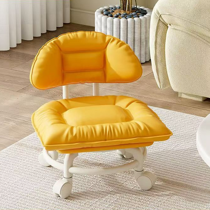 Limited Stock!!! 🪑50% OFF NOW! ⏳⏰Sfrcord® Rolling Low Stool with Backrest – Padded seat & silent casters – Perfect for workshops, garages or studios – comfortable and mobile 🛠️✨