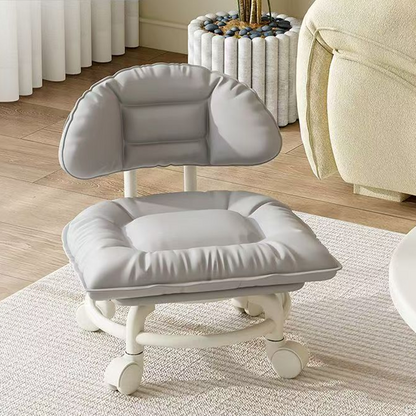 Limited Stock!!! 🪑50% OFF NOW! ⏳⏰Sfrcord® Rolling Low Stool with Backrest – Padded seat & silent casters – Perfect for workshops, garages or studios – comfortable and mobile 🛠️✨
