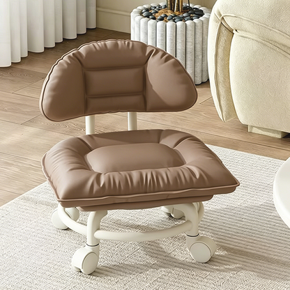 Limited Stock!!! 🪑50% OFF NOW! ⏳⏰Sfrcord® Rolling Low Stool with Backrest – Padded seat & silent casters – Perfect for workshops, garages or studios – comfortable and mobile 🛠️✨
