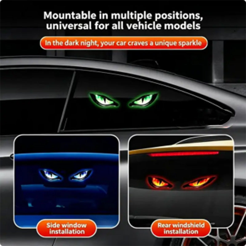 🎉 2026 Sale — Over 20,000 Sold! 🚗AEXZR® Solar LED Car Warning Light – Devil Eye Design 🔥