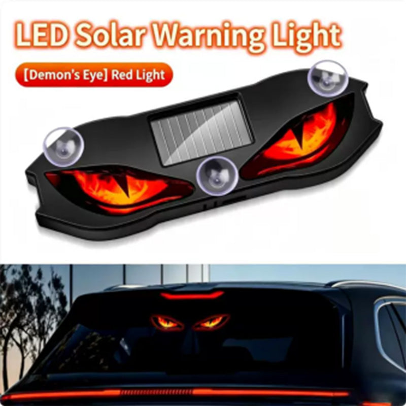 🎉 2026 Sale — Over 20,000 Sold! 🚗AEXZR® Solar LED Car Warning Light – Devil Eye Design 🔥