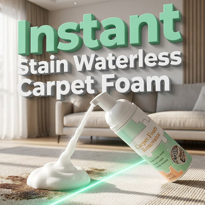 🔥Limited Time Promotion 50% OFF🔥AEXZR® Waterless Carpet Foam Stain Remover with Towel