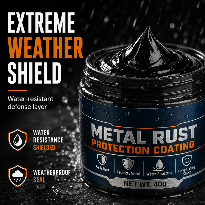 AEXZR® 🥳2026 HOT SALE🥳💞50K+ SOLD!🔧🏠 60% OFF! AEXZR® Metal Rust Protection Black Repair Paste – Restores rusty gates, railings & tools. Forms protective coating – no need to replace! 🛡️✨