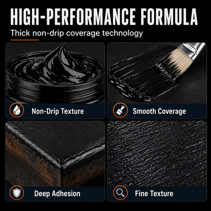 AEXZR® 🥳2026 HOT SALE🥳💞50K+ SOLD!🔧🏠 60% OFF! AEXZR® Metal Rust Protection Black Repair Paste – Restores rusty gates, railings & tools. Forms protective coating – no need to replace! 🛡️✨