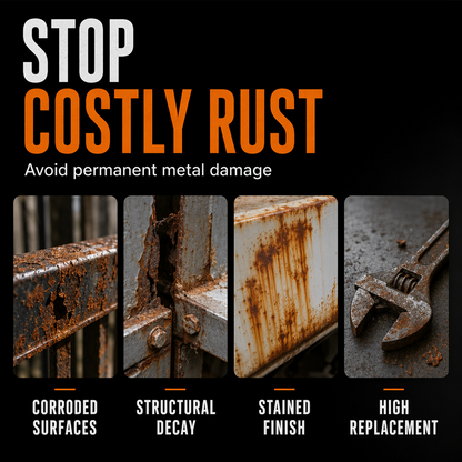 AEXZR® 🥳2026 HOT SALE🥳💞50K+ SOLD!🔧🏠 60% OFF! AEXZR® Metal Rust Protection Black Repair Paste – Restores rusty gates, railings & tools. Forms protective coating – no need to replace! 🛡️✨
