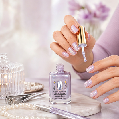 Limited Stock!!! AEXZR®🔥Last Day Buy 1 Get 1 Free $ 9.99 Each🔥💜✨Lilac Glossy Mirror Nail Strengthener