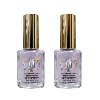 Limited Stock!!! AEXZR®🔥Last Day Buy 1 Get 1 Free $ 9.99 Each🔥💜✨Lilac Glossy Mirror Nail Strengthener
