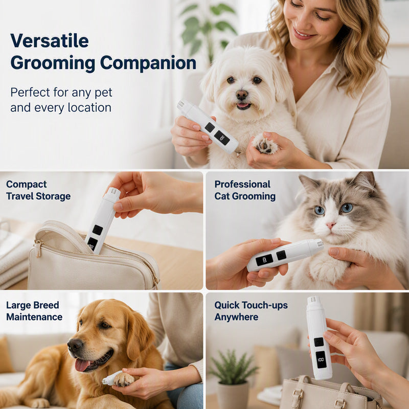 Limited Stock!!! AEXZR®  Electric Pet Nail Grinder with LED Power Display