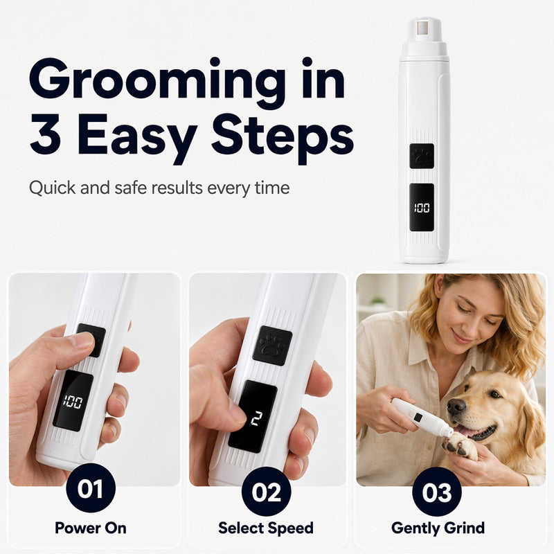 AEXZR®  Electric Pet Nail Grinder with LED Power Display