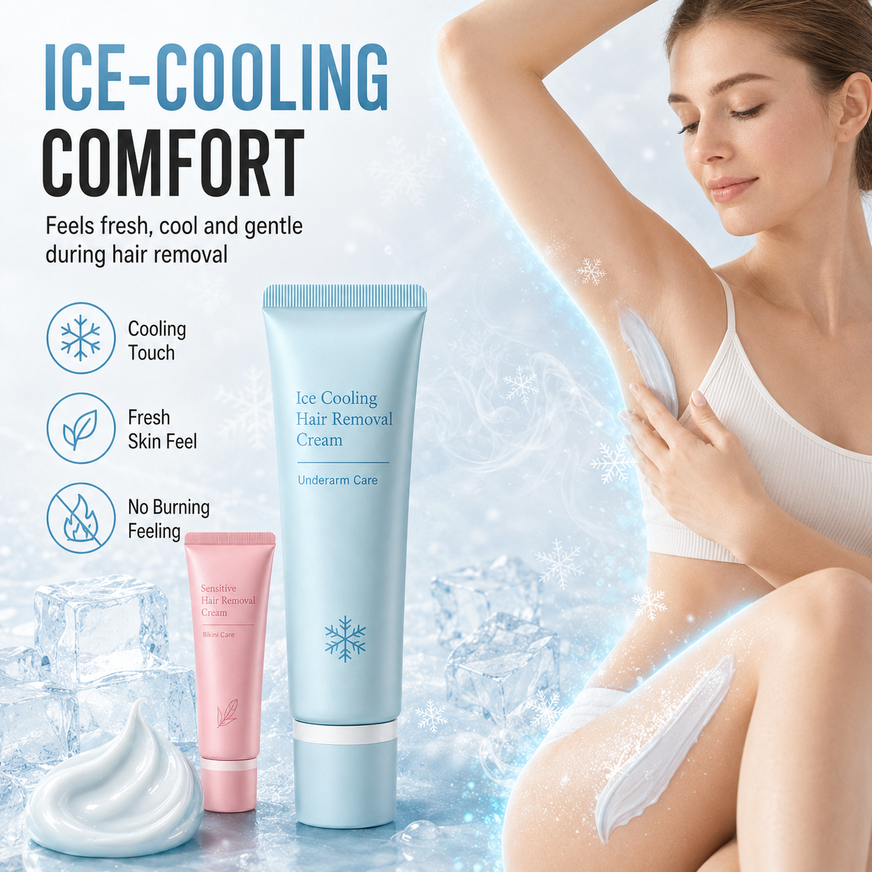 AEXZR® Gentle Hair Removal Cream