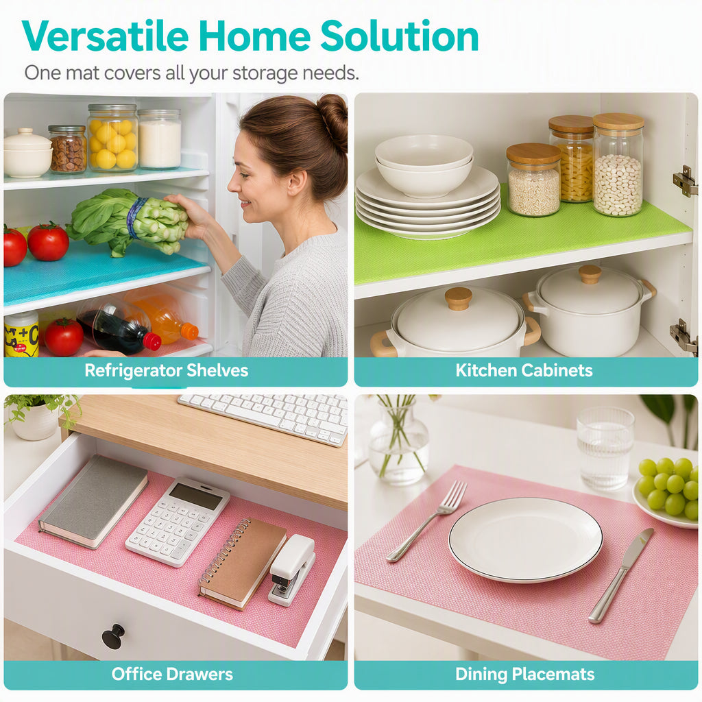 🧊 50% OFF NOW! 🛡️ AEXZR® Waterproof Fridge Shelf Liners – Non-slip, easy-clean & food-safe – Keeps fridge shelves fresh & organized ✨